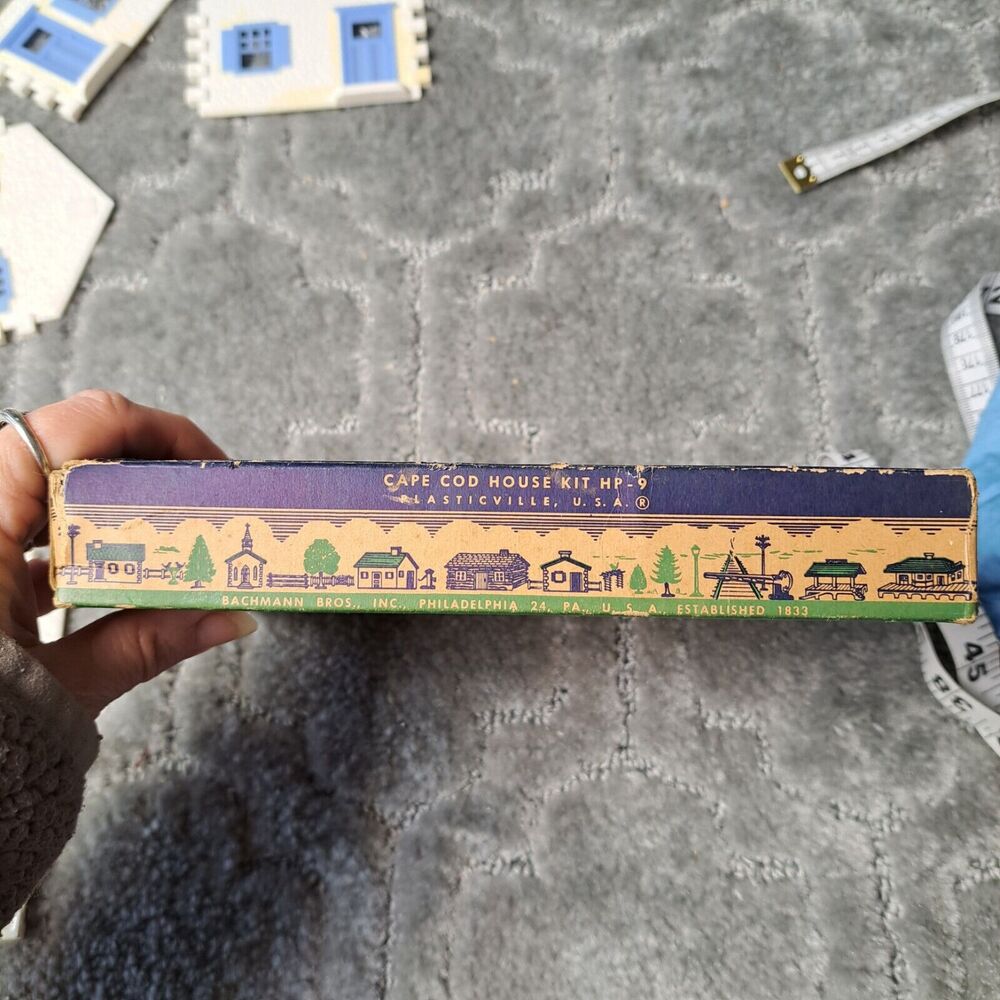Vtg Plasticville Cape Cod House Kit USA HP-9 TRAIN ACCESSORY Hobby Collector HTF - Picture 14 of 16
